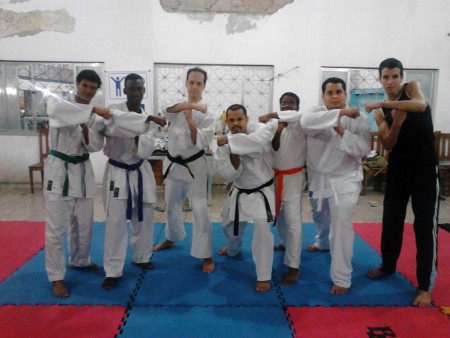 Gabriel, Blade, Christiano Blanco, Cristiano Telles, Pedro, Douglas e Henrique